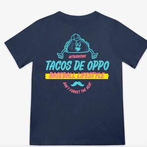 Baseball Lifestyle 101 Taco Youth Tee X Large